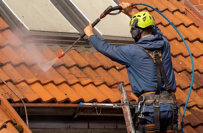 Démoussage et hydrofuge de toiture à Étampes